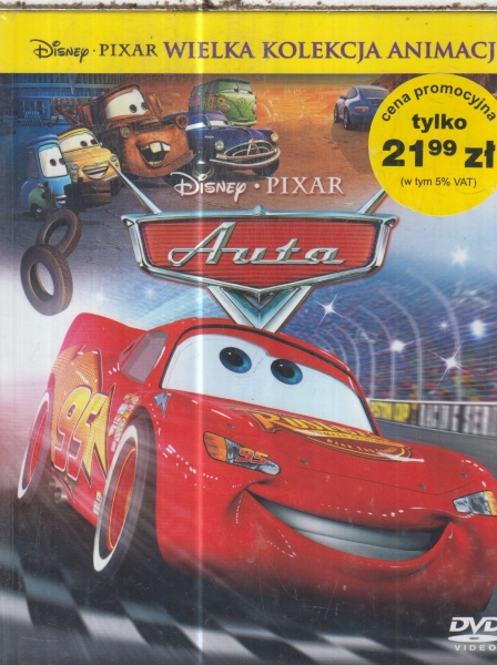 AUTA  DVD DISNEY DUBBING FOLIA