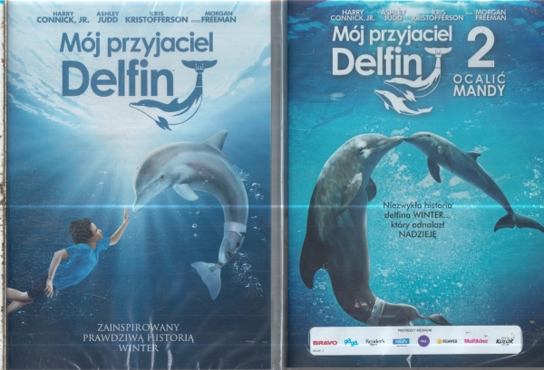 MÓJ PRZYJACIEL DELFIN 1-2 DVD FREEMAN FOLIA