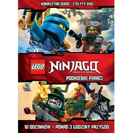 LEGO NINJAGO PODNIEBNI PIRACI PAKIET 2 DVD