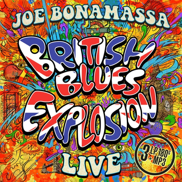 JOE BONAMASSA BRITISH BLUES EXPLOSION LIVE 3 LP BLACK