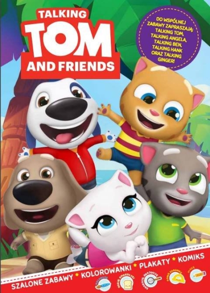 TALKING TOM AND FRIENDS KOMIKS KOLOROWANKA 