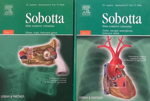 SOBOTTA ATLAS ANATOMII CZŁOWIEKA TOM 1-2 R PUTZ R PABST 