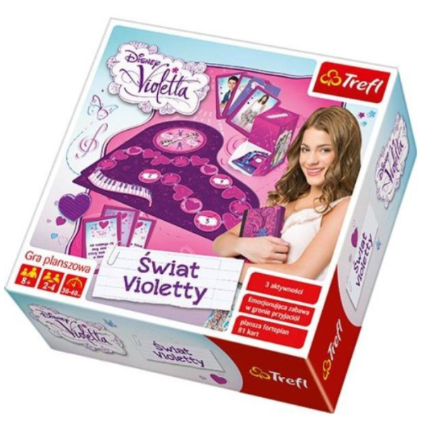 ŚWIAT VIOLETTY GRA PLANSZOWA MUZYKA FORTEPIANO  