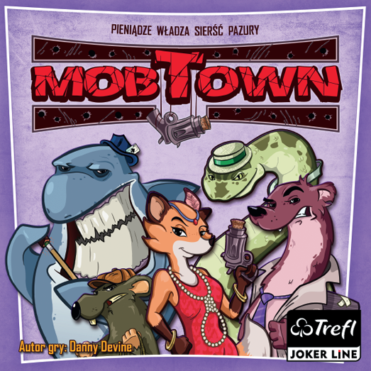 MOB TOWN GRA KARCIANA PIENIĄDZE WŁADZA TREFL