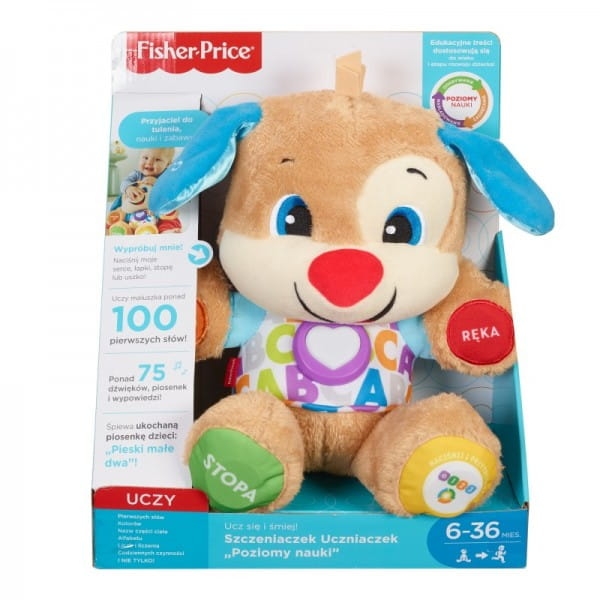 FISHER-PRICE. FPM71 SZCZENIACZEK UCZNIACZEK. POZIOMY NAUKI