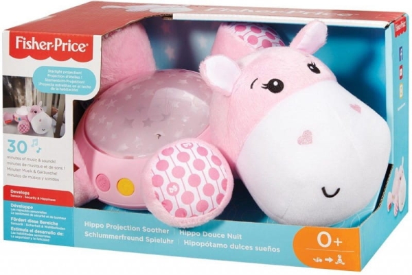 FISHER-PRICE. FGG89 USPOKAJACZ HIPCIO Z PROJEKTOREM, RÓŻOWY