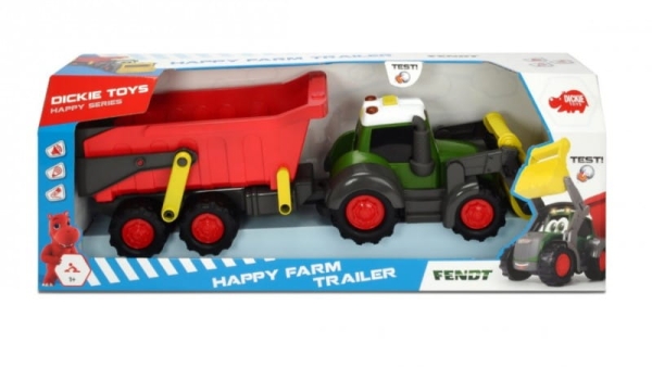 TRAKTOR Z PRZYCZEPKĄ