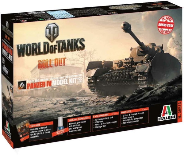 WORLD OF TANKS. PANZER IV. MODEL DO SKLEJANIA I MALOWANIA