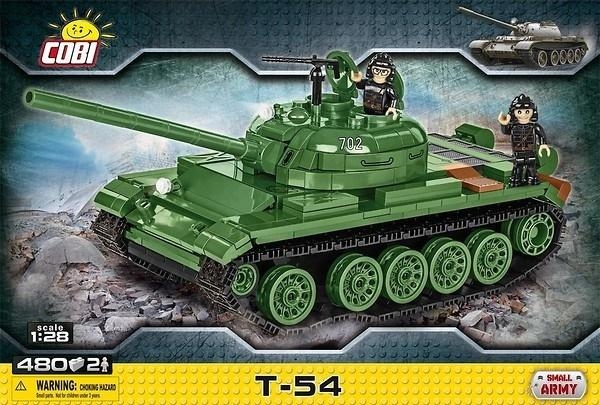 COBI 2613. SMALL ARMY. T-54, RADZIECKI CZOŁG PODSTAWOWY