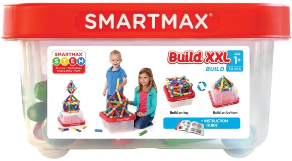 BUILD XXL KLOCKI MAGNETYCZNE ZESTAW EDUKACYJNY
