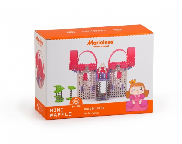 KLOCKI KONSTRUKCYJNE MINI WAFFLE. KSIĘŻNICZKA, ZESTAW DUŻY