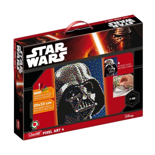 MOZAIKA PIXEL STAR WARS DARTH VADER 5600 ELEMENTÓW