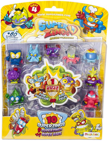 SUPERZINGS. SERIA 4. 10 FIGUREK