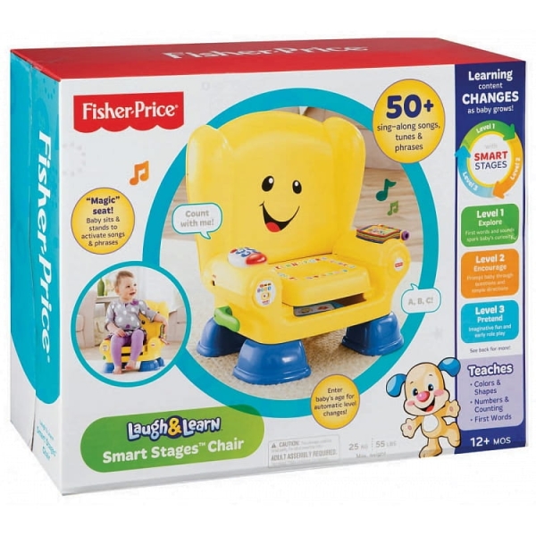 FISHER-PRICE. CDF63 EDUKACYJNY FOTELIK MALUCHA