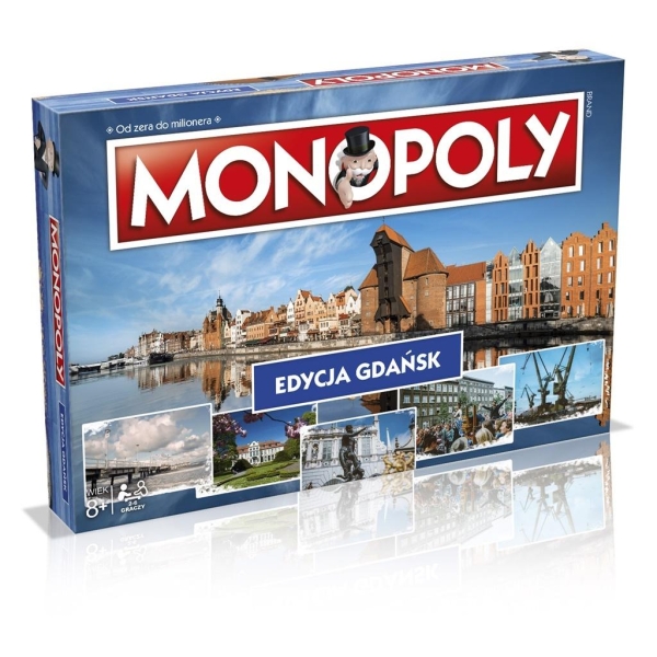 MONOPOLY GDAŃSK GRA PLANSZOWA EKONOMICZNA 