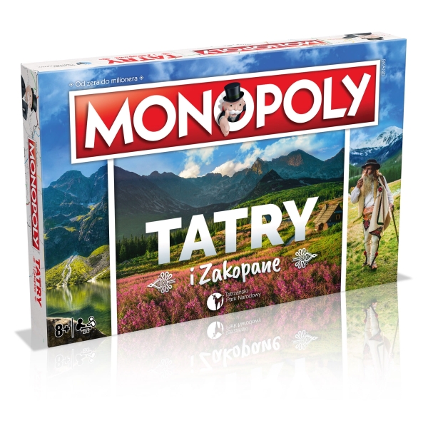 MONOPOLY TATRY I ZAKOPANE GRA PLANSZOWA 
