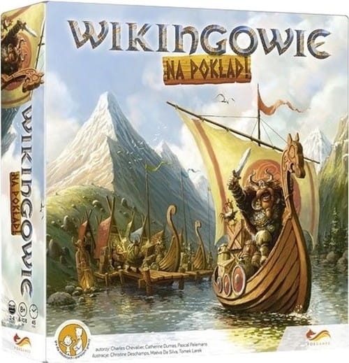 WIKINGOWIE NA POKŁAD GRA PLANSZOWA 