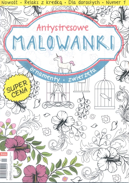 ANTYSTRESOWE MALOWANKI ORNAMENTY ZWIERZĘTA 