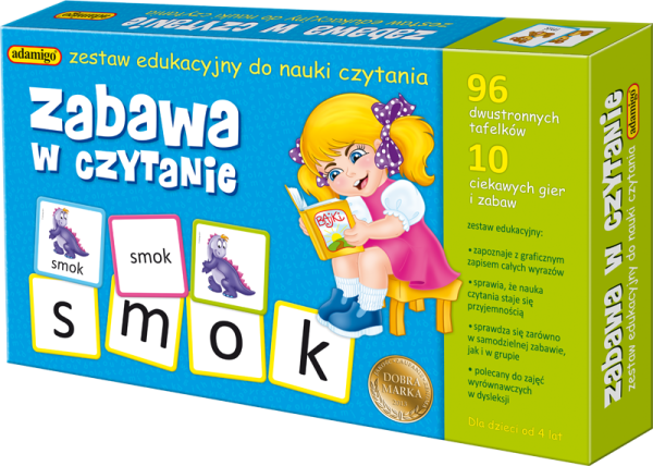GRA ZABAWA W CZYTANIE. GRA EDUKACYJNA