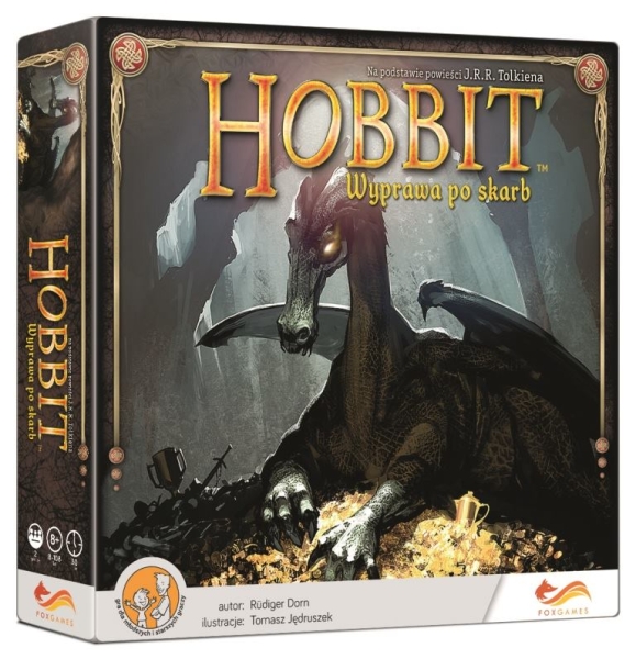 GRA HOBBIT WYPRAWA PO SKARB PLANSZOWA KARCIANA FANTASY
