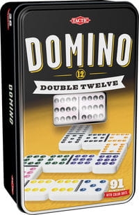 DOMINO DWUNASTKOWE W PUSZCE Z OKNEM GRA LOGICZNA 
