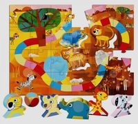 LUDATICA 3 GRY MOJA SAWANNA PUZZLE GIGANTYCZNE   