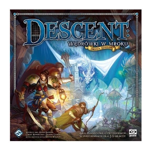 GRA PLANSZOWA DESCENT WĘDRÓWKI W MROKU GALAKTA FANTASY