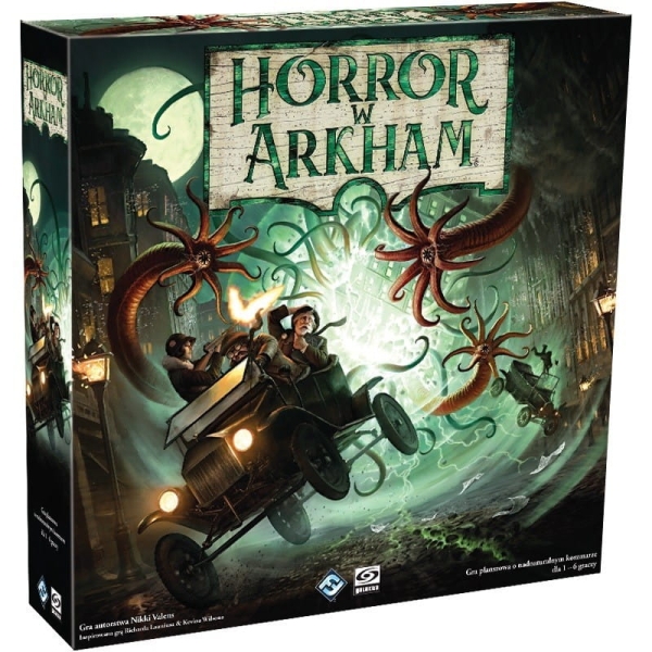 GRA HORROR W ARKHAM 3 EDYCJA LOVECRAFT POTWORY ZADANIA