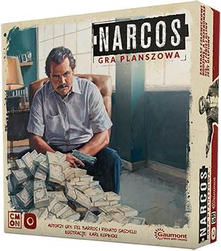 GRA PLANSZOWA NARCOS PRZESTĘPCY NARKOTYKI MAFIA