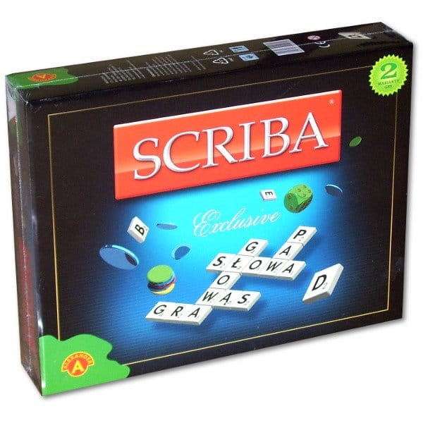 GRA SCRIBA EXCLUSIVE GRA SŁOWNA SCRABBLE LITERY