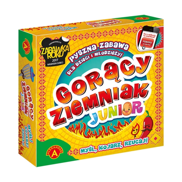 GRA PLANSZOWA GORĄCY ZIEMNIAK JUNIOR REFLEKS PYTANIA