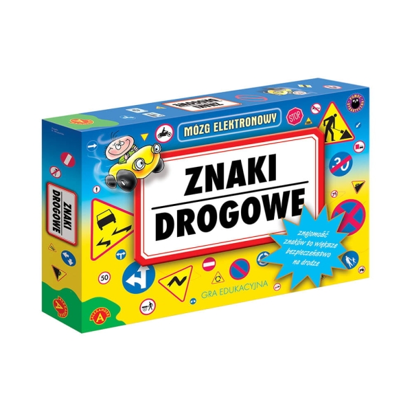 GRA EDUKACYJNA ZNAKI DROGOWE MÓZG ELEKTRONOWY