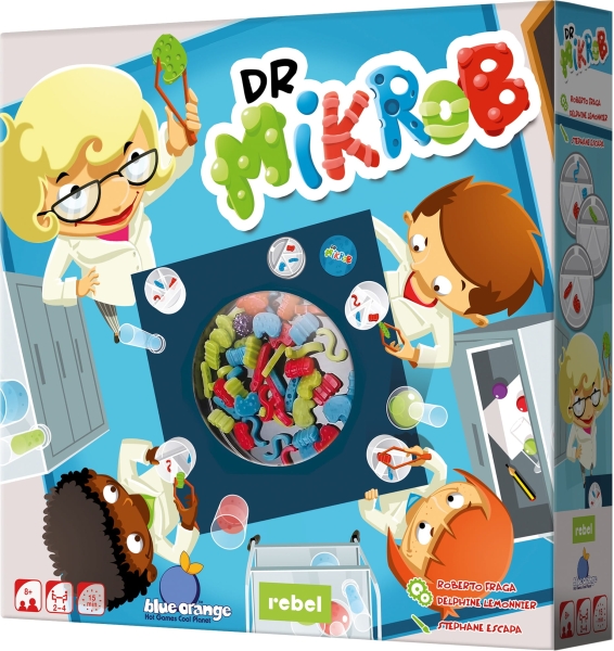 GRA DR MIKROB GRA EDUKACYJNA NAUKOWIEC LABORATORIUM