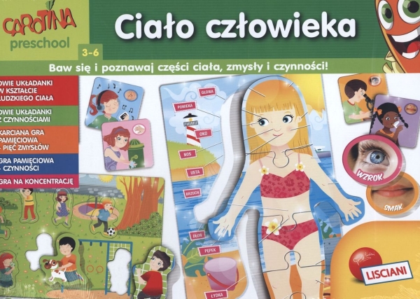 GRA CAROTINA CIAŁO CZŁOWIEKA NAUKA PUZZLE