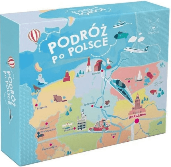 GRA EDUKACYJNA PODRÓŻ PO POLSCE PYTANIA WIEDZA