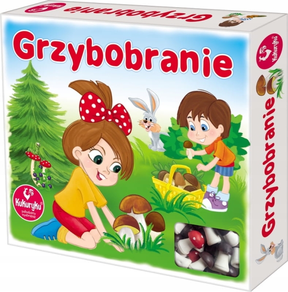 GRA RODZINNA GRZYBOBRANIE RYWALIZACJA ZBIERANIE