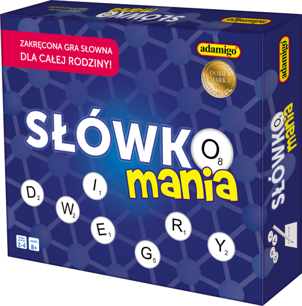 GRA SŁOWNA SŁÓWKOMANIA RODZINNA WYRAZY LITERY