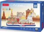 PUZZLE 3D 204 ELEMENTY CITY LINE MOSKWA