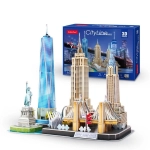 PUZZLE 3D 123 ELEMENTY CITY NEW YORK  