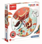 PUZZLE 96 ELEMENTÓW ZEGAR Z BALONEM