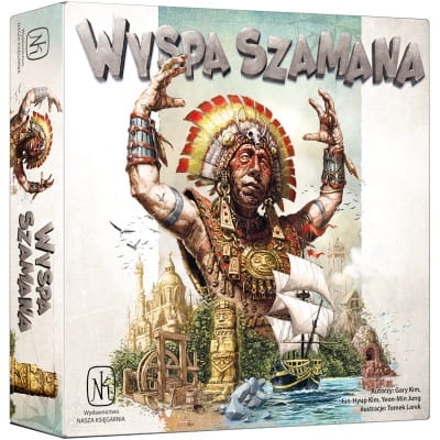 GRA WYSPA SZAMANA SUROWCE ŚWIĄTYNIE BUDOWA