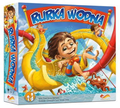 GRA RODZINNA RURKA WODNA KAFELKI ZJEŻDŻALNIA 