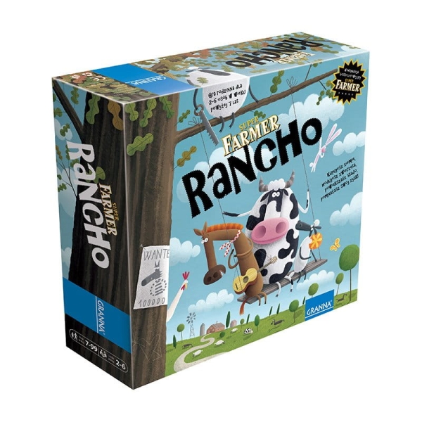 GRA PLANSZOWA RANCHO SUPER FARMER ZWIERZĘTA KOŚCI
