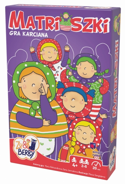 GRA MATRIOSZKI TREFL DLA DZIECI KOLORY SPOSTRZEGAWCZOŚĆ