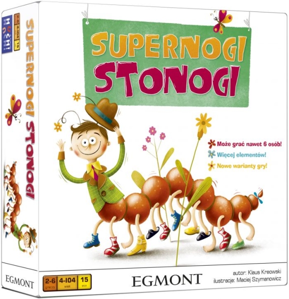 GRA SUPERNOGI STONOGI DLA DZIECI KOŚCI