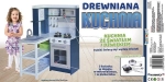 KUCHNIA DREWNIANA NOWOCZESNA + ZESTAW KUCHENNY 
