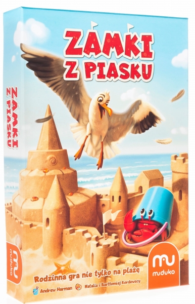 GRA RODZINNA ZAMKI Z PIASKU BUDOWANIE RYWALIZACJA
