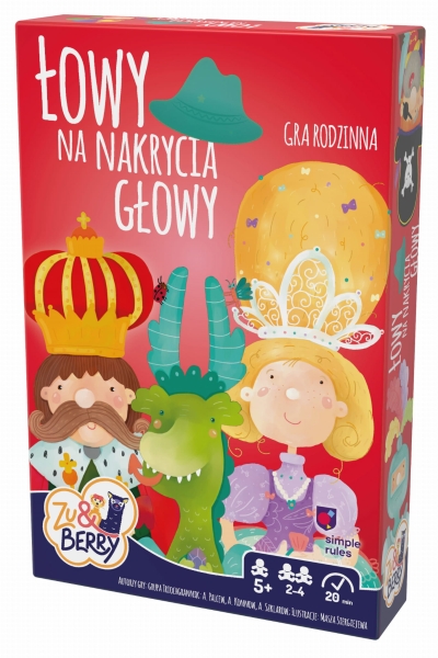 GRA RODZINNA ŁOWY NA NAKRYCIA GŁOWY PAMIĘĆ BLEF