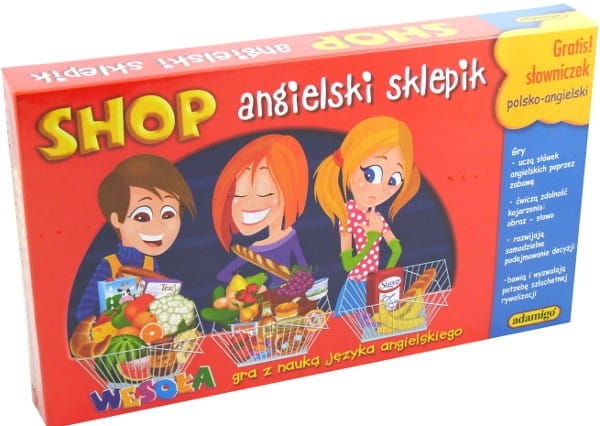 GRA DLA DZIECI SHOP ANGIELSKI SKLEPIK PAMIĘĆ J. ANGIELSKI