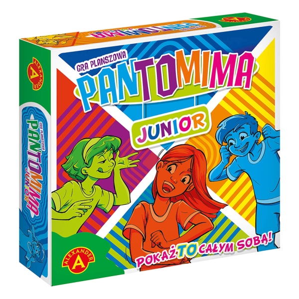 GRA PLANSZOWA PANTOMIMA JUNIOR DRUŻYNOWA GESTY MIMIKA